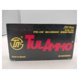 TulAmmo .223Rem 55gr FMJ 20 rounds