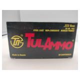 TulAmmo .223Rem 55gr FMJ 20 rounds
