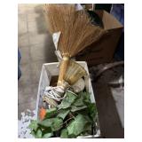 pitcher plant, stuffed goose and other items
