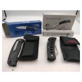 1 Delta ranger foldable knives with cases 2 eagle