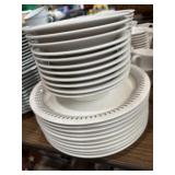 Mid century porcelain bowls, plate set and cups
