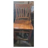 Wooden barstool doesnt swivel