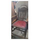 Child's wooden rocking chair