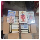 Assorted vhs tapes