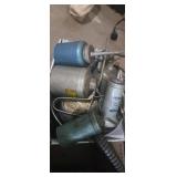 Assortment of Oilers and galvanized funnel