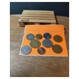 8 VERY UNIQUE FOREIGN COINS CAME FROM AN ESTASTE