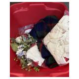 Assortment of Christmas ornaments, decorations