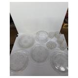 Anchor Hocking 'Rainflower' Clear Glass Snack