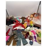 Barbie doll clothes plus furniture and accessory