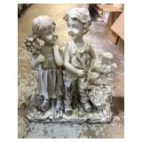 Garden collections, boy and girl resin statue 14
