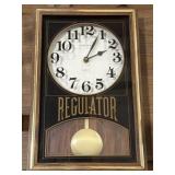 Verichron Regulator quartz wall clock