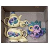1995 3-piece Burwood Products Co. wall decor set