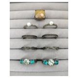 Gold tone costume  rings