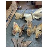 Brass butterfly wall decor