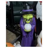 Cracke Barrel Halloween blowmold witch 36'