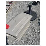 Durable plastic mailbox top and umbrella Bass