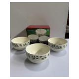 Home for the holidays holly holiday rice bowls