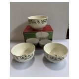 Home for the holidays holly holiday cereal bowls