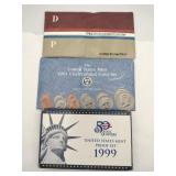 1984 1991 1999 uncirculated proof sets