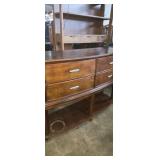 Unbranded 4 drawer buffet (some damage)