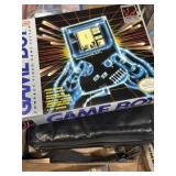 1989 Game Boy in original box & case with games