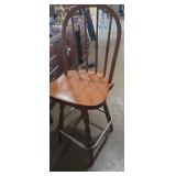 High back bar stool
