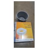 Waste bucket and toilet seat