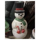 General Foam blow mold snowman 34'