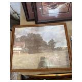 print of The Hay Wain, an iconic 1821 oil