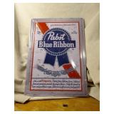 PABST BLUE RIBBON METAL SIGNALL METAL BRAND NEW