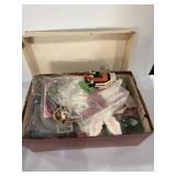 Assorted plastic canvas and needlepoint crafts