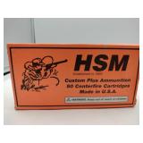 HSM custom Plus 44 mag 240 gr JHP 50 round
