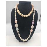 Multicolor strand necklace