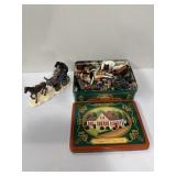 Santaï¿½s village people figure set and Phaeton