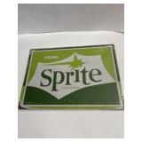 12 in x 17 in metal Sprite sign