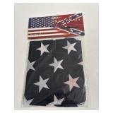 3 ft x 5 ft U.S./Rebel flag