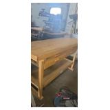 Windsor design 60' work bench with 4 drawers