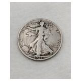 1935 walking Liberty silver half dollar