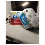SCOTT 6 ROLLS OF PAPER TOWEL KROGER 12=24