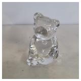 Princess house crystal bear 3.5in tall