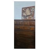 Kenlea Crafts tall boy dresser with wall mirror