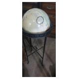 12in replogle world globe with cast iron stand