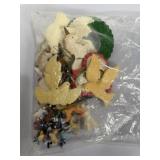 Vintage tiny Christmas ornaments assorted in good