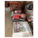 Board games, card games and puzzles assorted