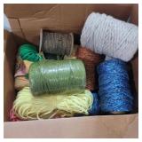 Assorted textured yarn