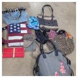 Assorted purses