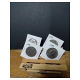 4 Kennedy Halve Dollar Coins 1971,1972,1973,1974