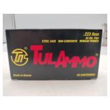 TulAmmo .223Rem 55gr FMJ 20 rounds
