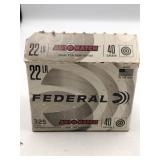 Federal 22LR 40 grain 325 rounds