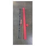 Craftsman 48in aluminum level and 10in level with